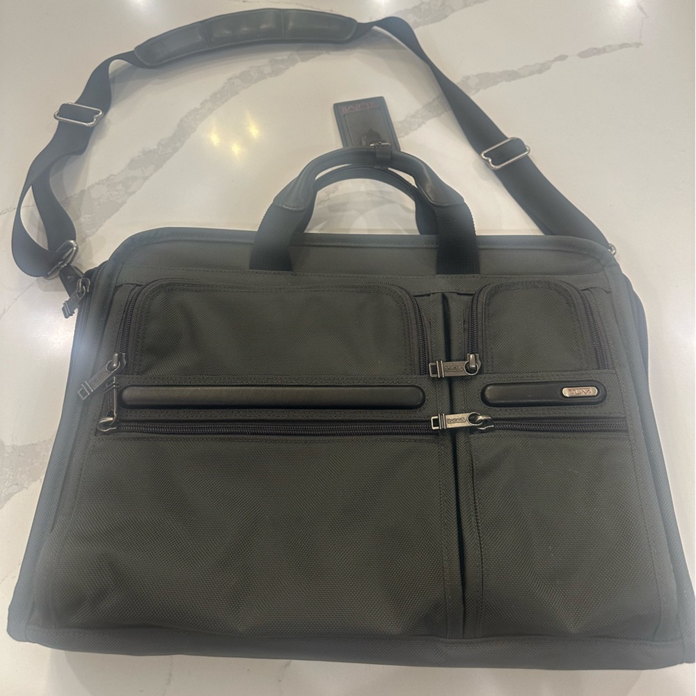 Tumi Alpha 3 Large Screen Laptop Brief View 2